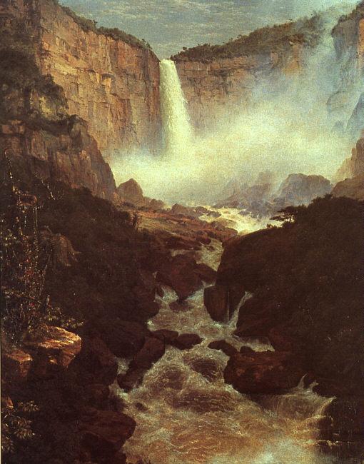 Frederick Edwin Church The Falls of Tequendama Germany oil painting art